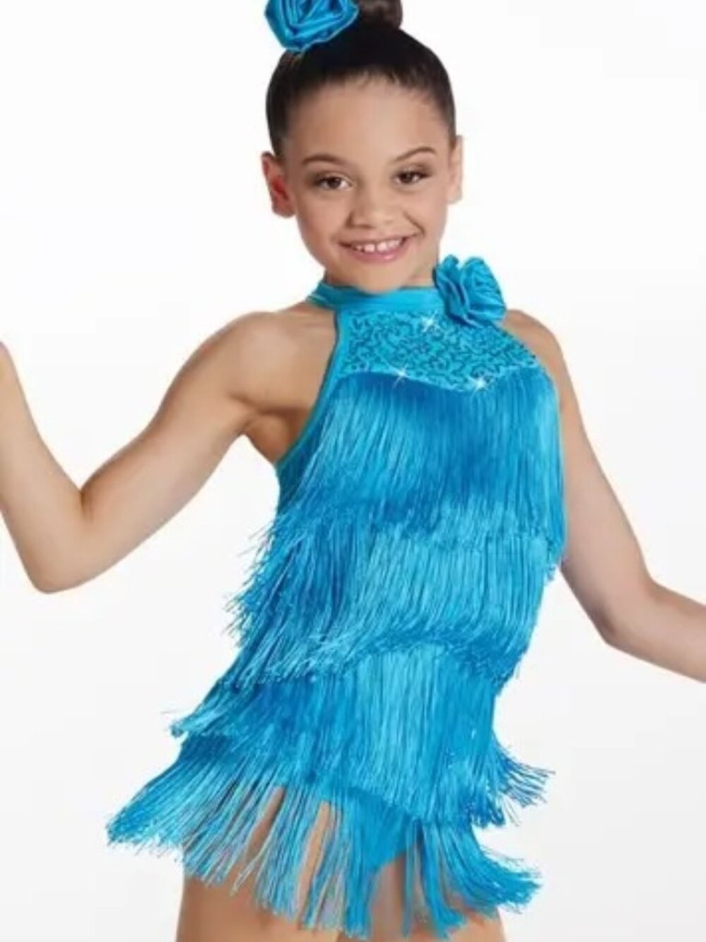Super Shy - Tiered Fringe Dress